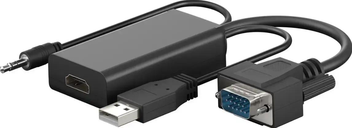 Pārveidotājs VGA - HDMI (nepieciešama papildu