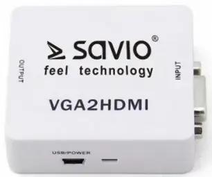 Savio VGA – HDMI Full HD