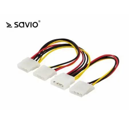 SAVIO barošanas kabelis AK-16|18cm| IDE Molex