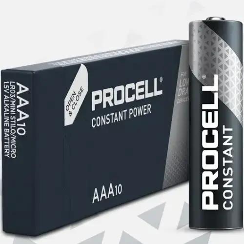 Duracell Baterijas Procell AAA|LR3, 10 gab