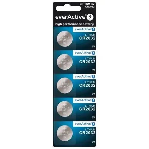 EVERACTIVE CR2032-5BB BLISTERA IEPAKOJUMĀ 5GB.