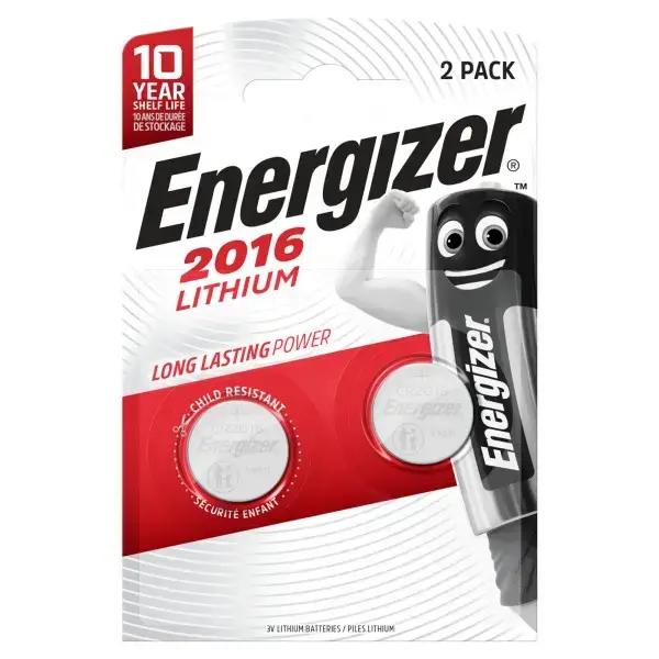 Litija baterija CR2016 3V 90mAh Energizer