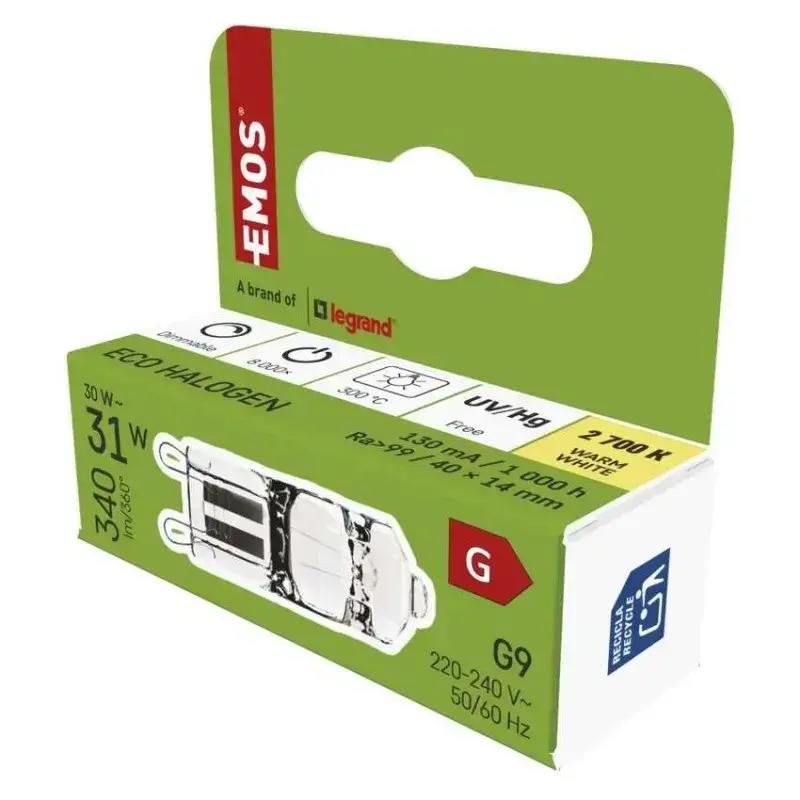 EMOS Halogēnā spuldze G9 30 W