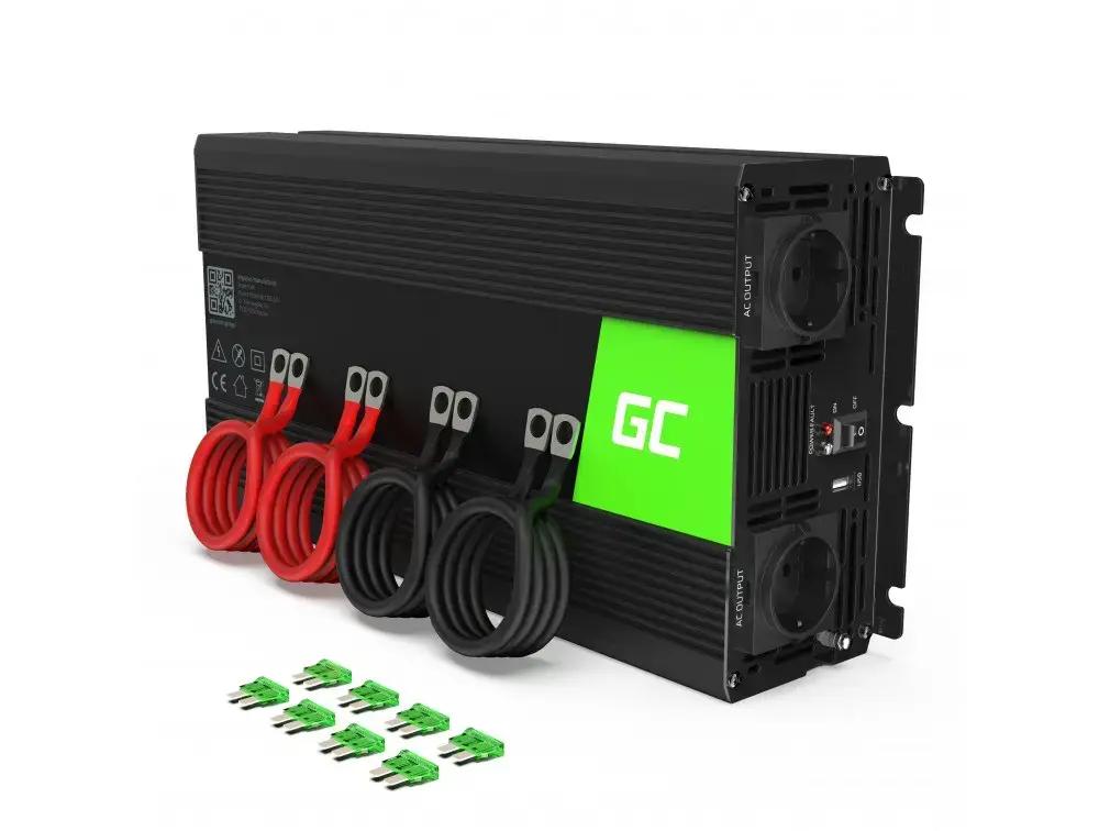 GREEN CELL Invertors 12V/230V 2000W Pure
