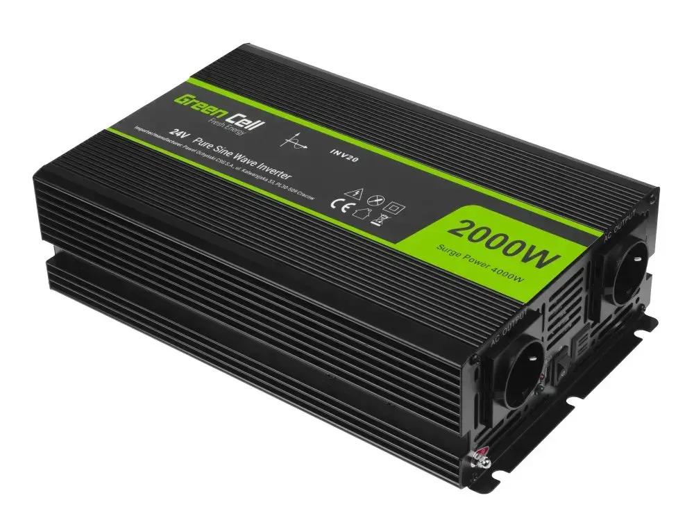 GREEN CELL Sprieguma invertors 24V līdz