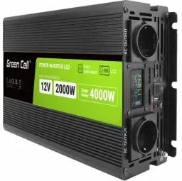 Strāvas pārveidotājs Green Cell PowerInverter LCD