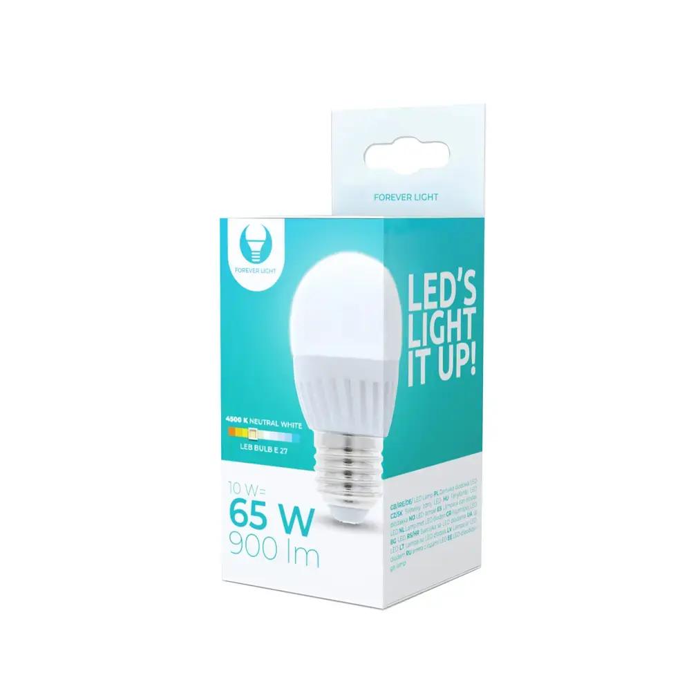 LED bulb E27 G45 10W 230V