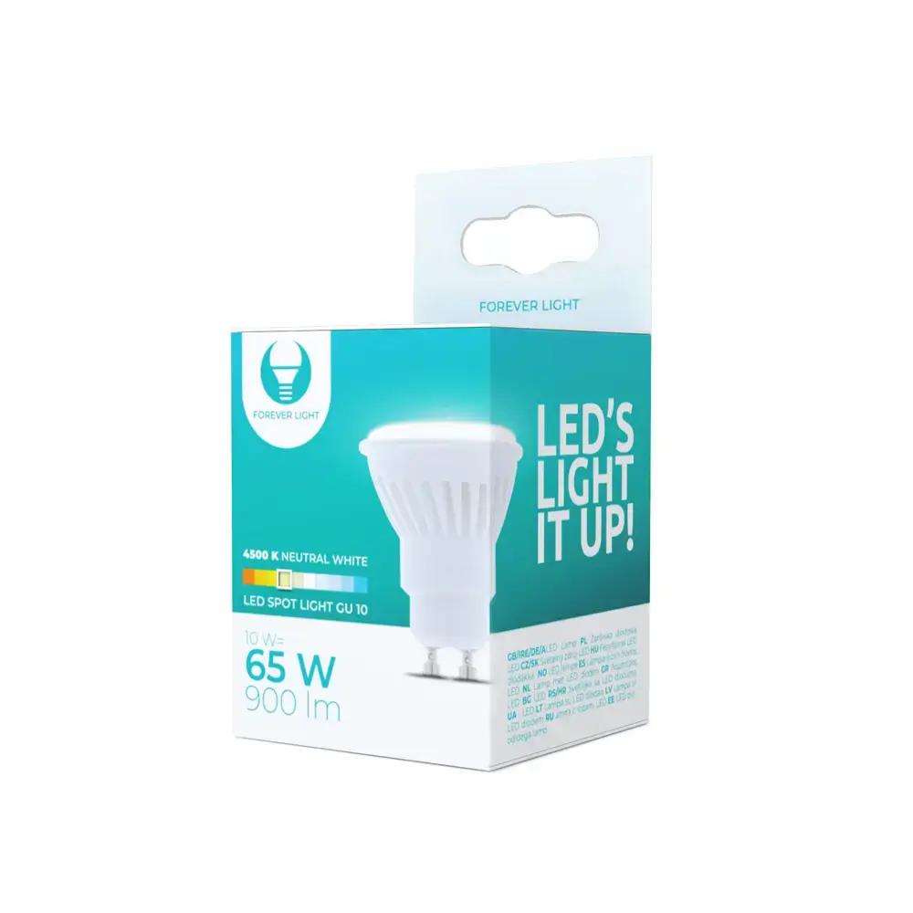 LED bulb GU10 10W 230V 4500K