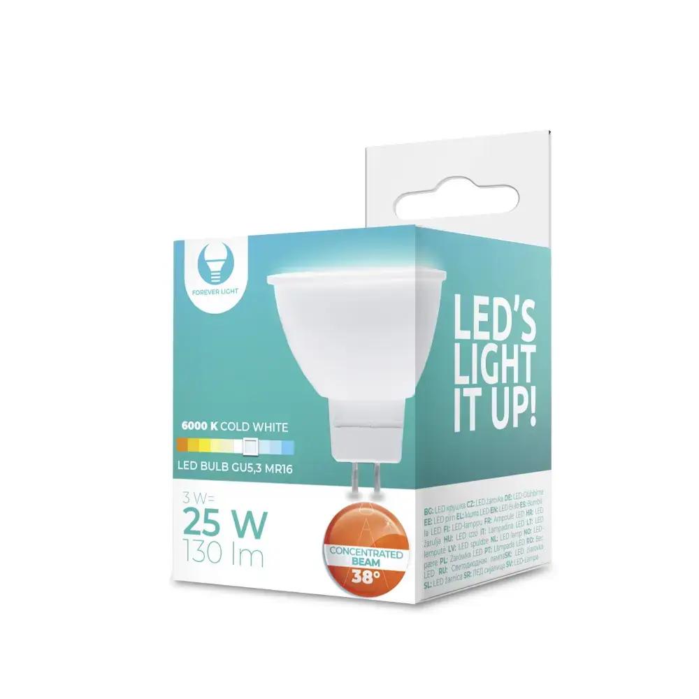 Forever Light LED spuldze GU5,3