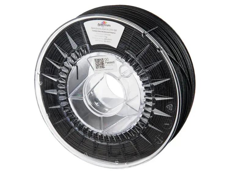 Filaments ASA-X + CF10 melns 1kg