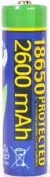 Akumulators Energenie Lithium-ion 18650 Protected 2600
