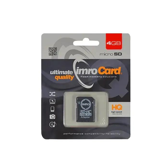 Imro memory card 4GB microSDHC cl
