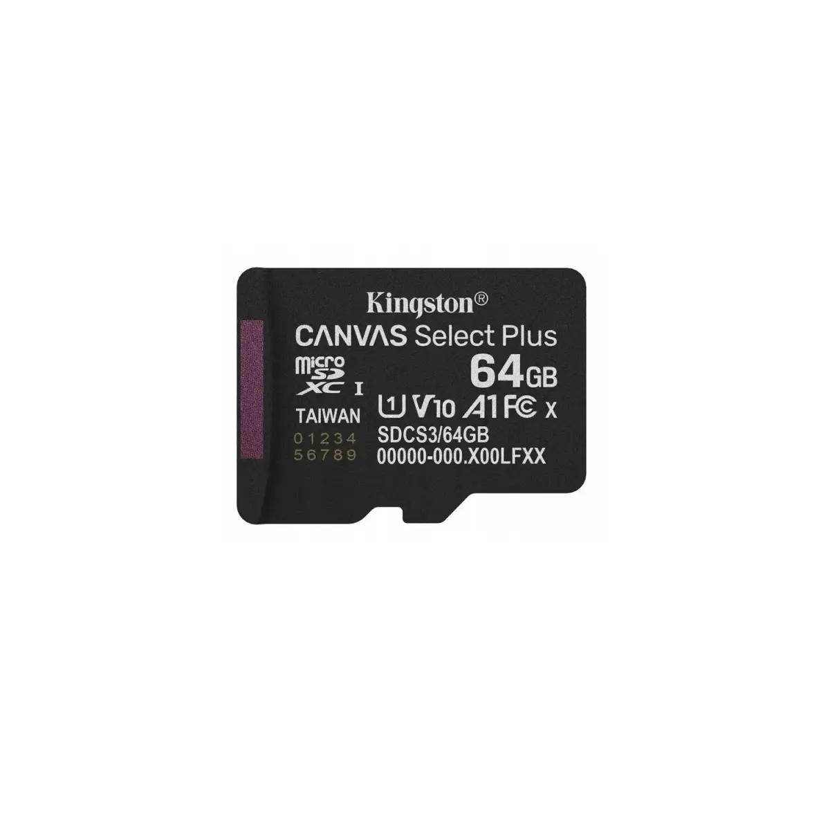 Kingston *microSD 64GB Canvas Select+ G3