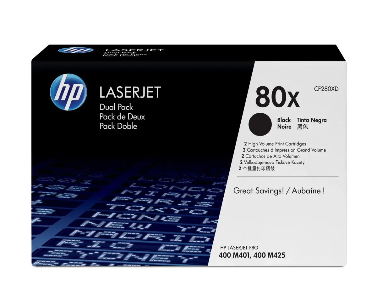 Toneris HP 80X CF280XD melns, 2