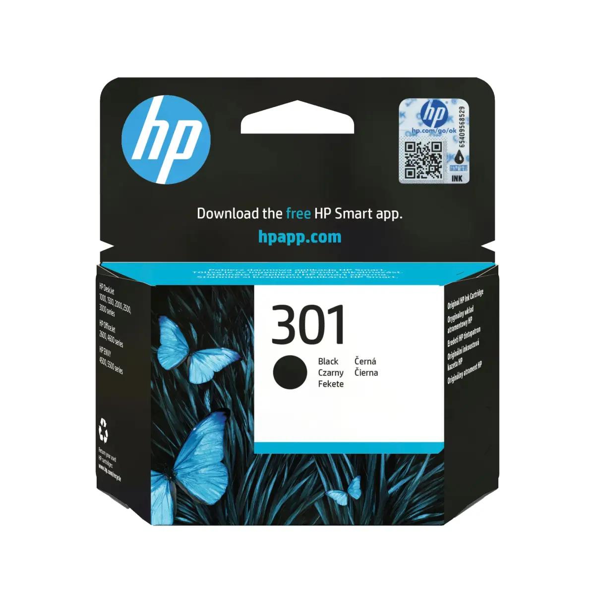 Tintes kārtridžs HP 301 CH561EE melns