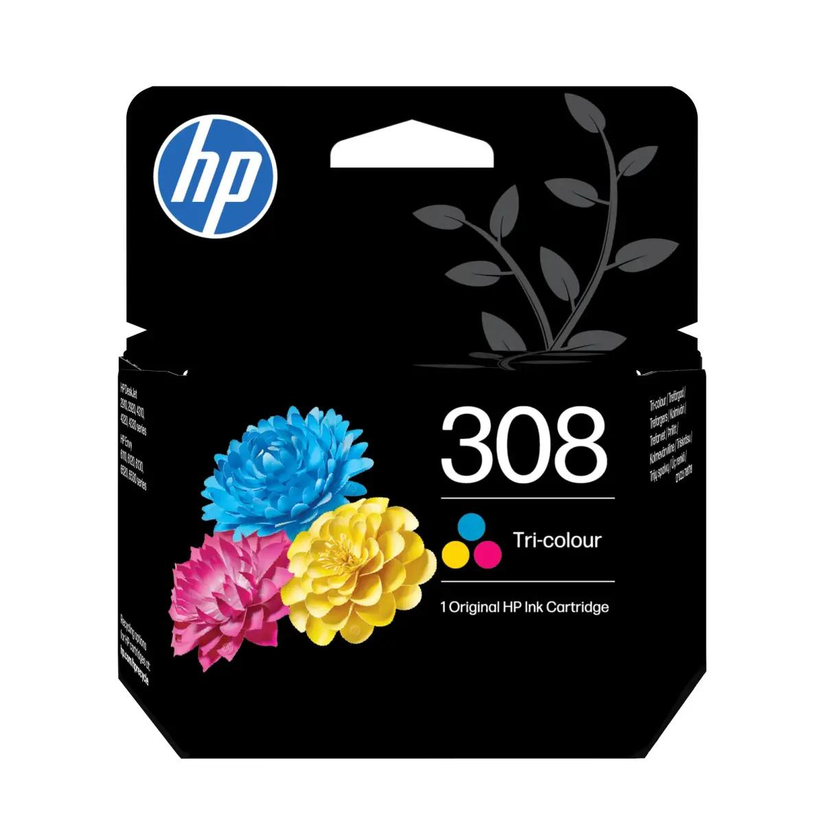 Tintes kārtridžs HP 308 7FP20UE trīskrāsu