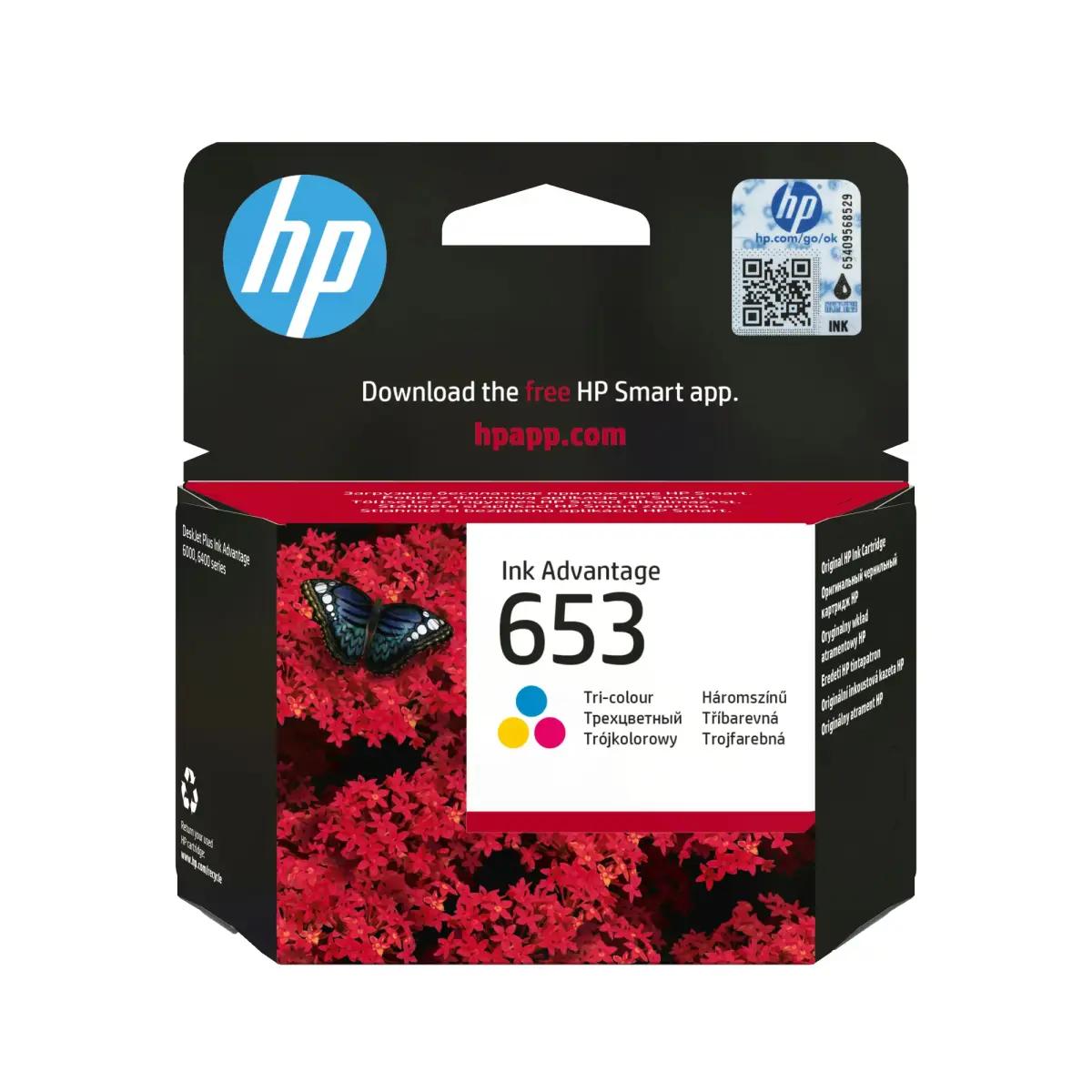 Tintes kārtridžs HP 653 3YM74AE trīskrāsu