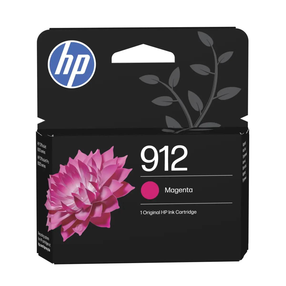Tintes kārtridžs HP 912 3YL78AE purpursarkans