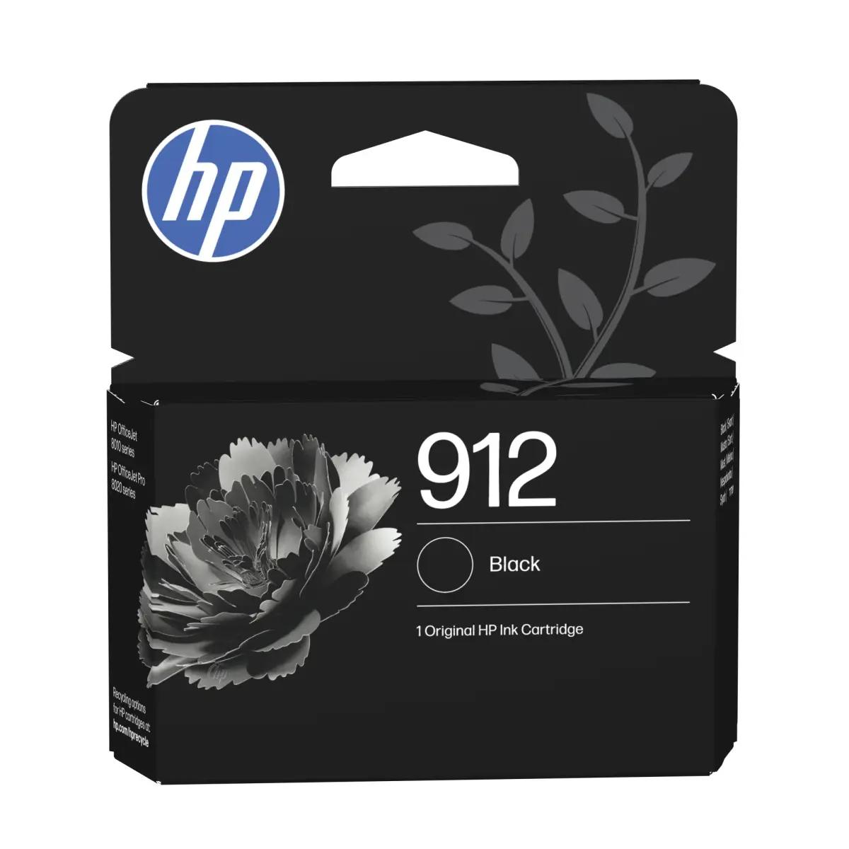 Tintes kārtridžs HP 912 3YL80AE melns