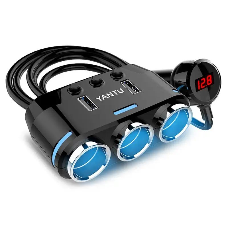Toptel Car Cigarette Lighter Socket Splitter