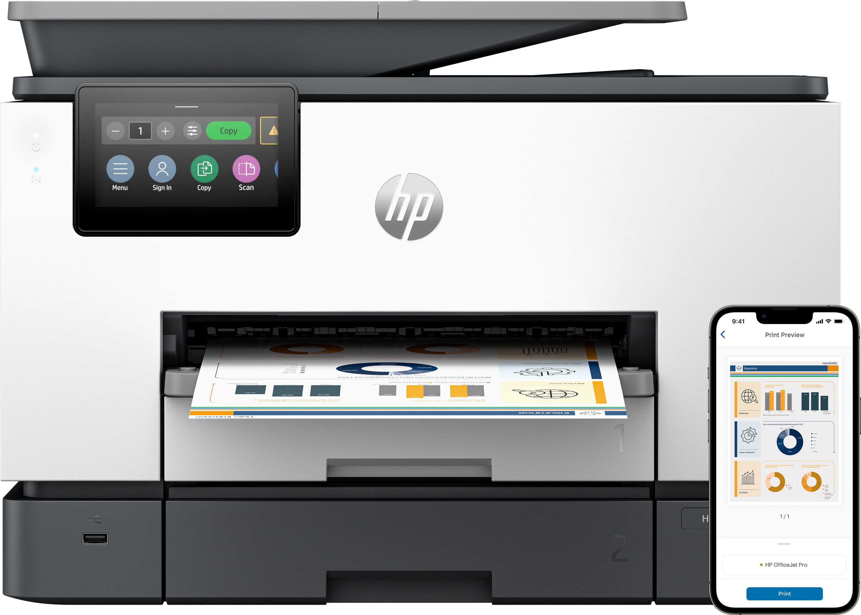 Hewlett-Packard HP Officejet Pro 9130b All-in-One