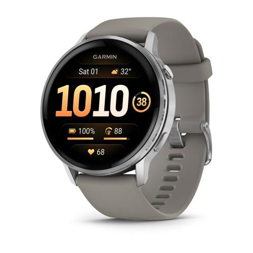 Viedpulkstenis Garmin Venu 4 45mm silver/gray