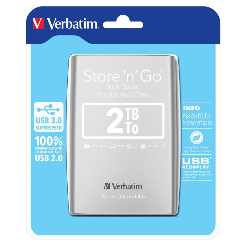 Ārējais cietais disks Verbatim Store `n`