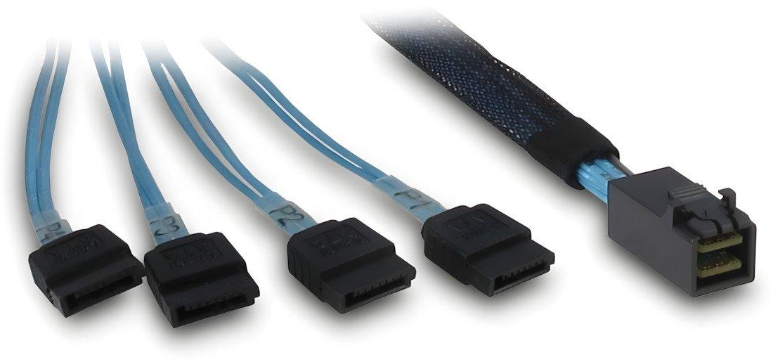 Inter-Tech Kabelis SFF 8643 - 4x