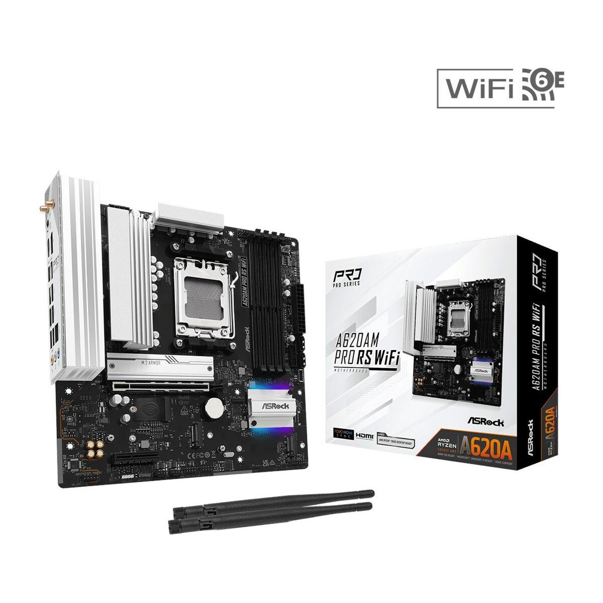 ASRock A620AM Pro RS Wi-Fi mātesplate
