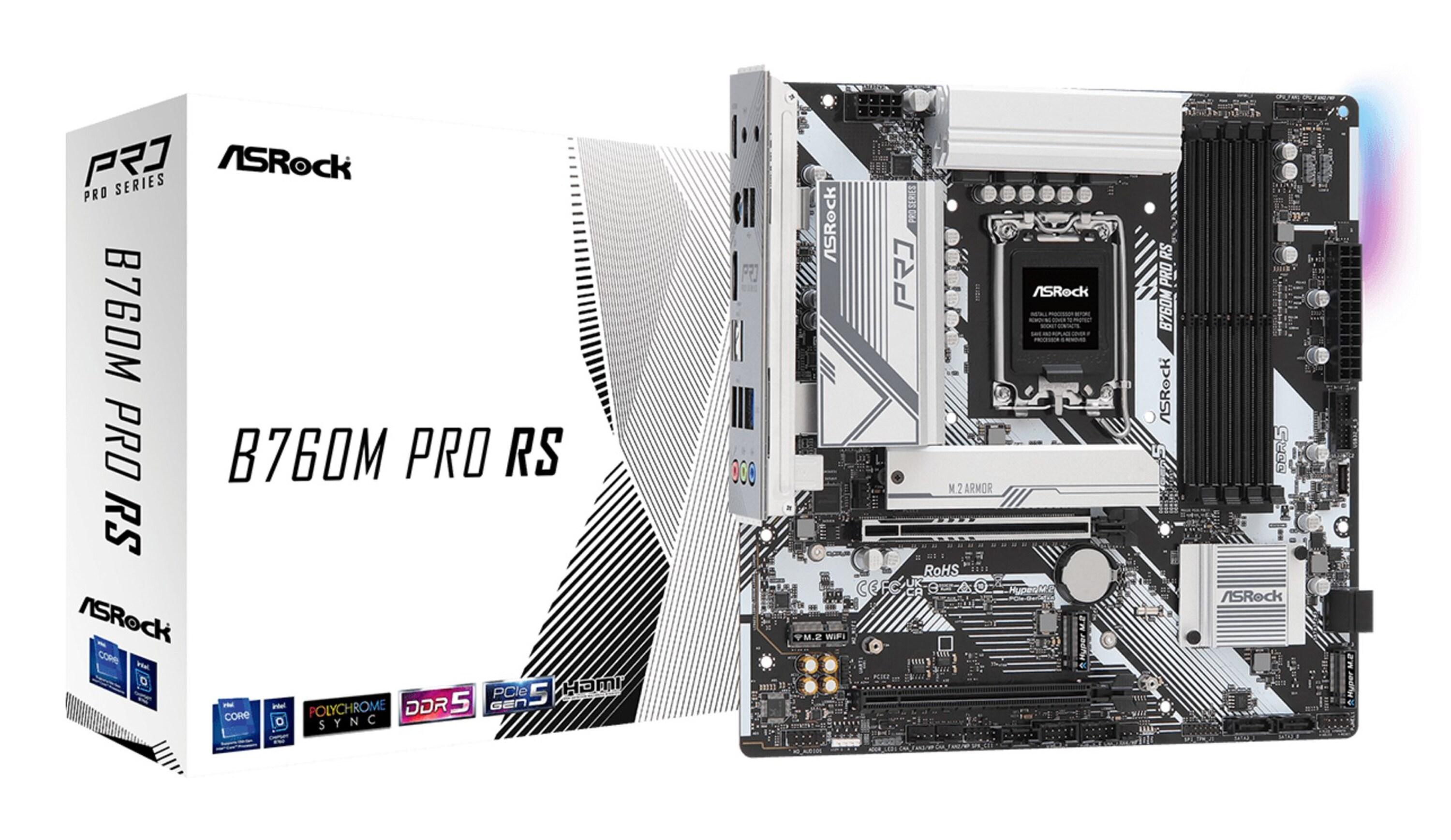 ASRock B760M Pro RS DDR5 Micro-ATX