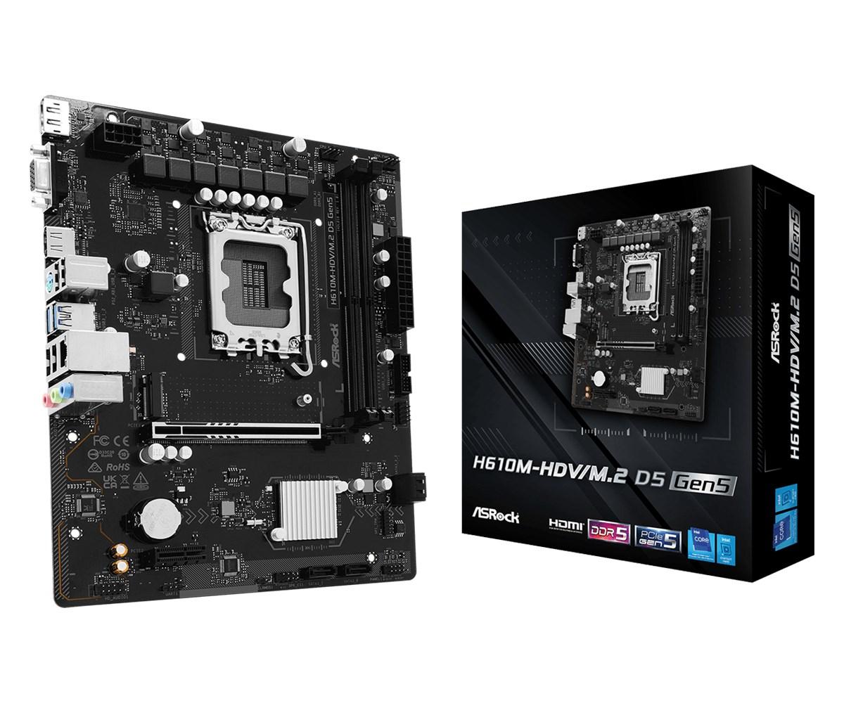 ASRock H610M-HDV/M.2 D5 GEN5 1700