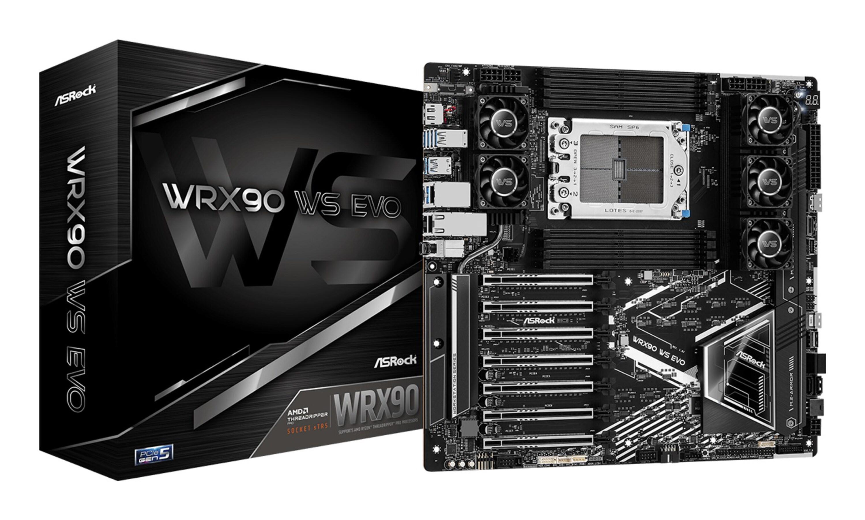 Asrock WRX90 WS EVO motherboard AMD