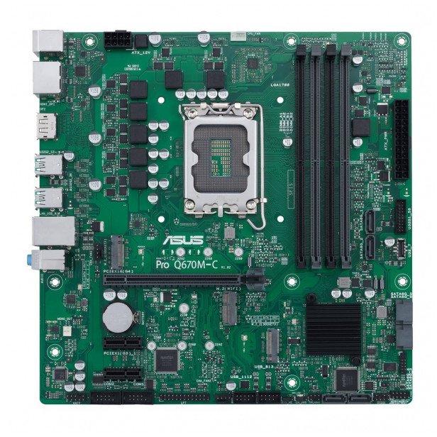 Mātesplate Asus asustek Q670EI-IM-A S1700/DDR5/3xDP+HDMI/vPro/24-7/mITX