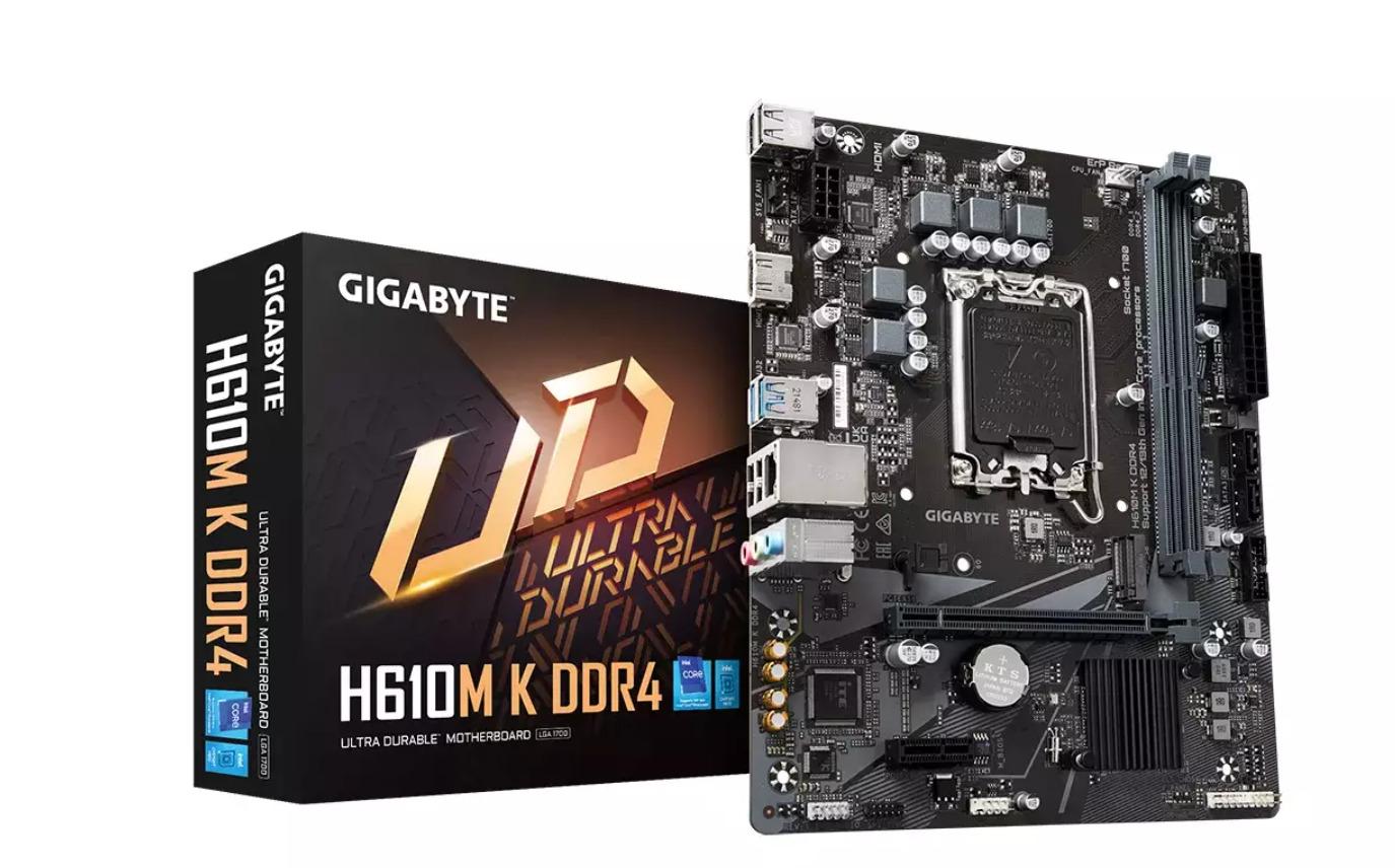 Mātesplate Gigabyte H610M K DDR4