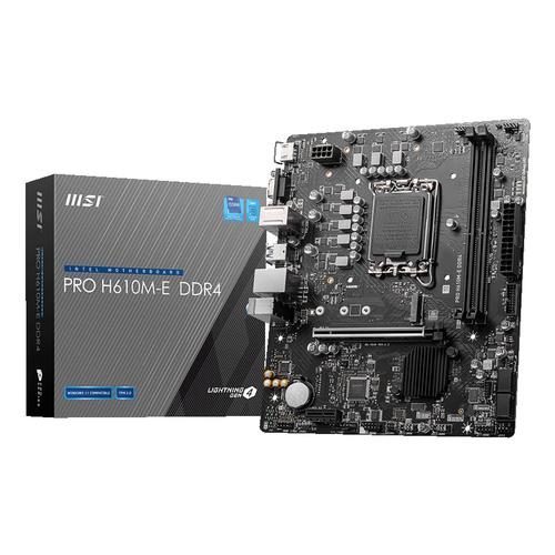 MSI PRO H610M-E Mātesplate Intel /