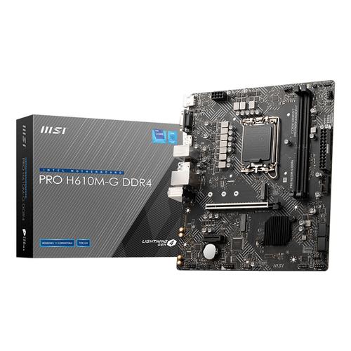MSI PRO H610M-G DDR4 mātesplate