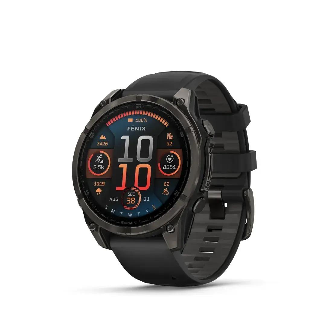Viedpulkstenis GARMIN FENIX 8 SAPP. SOLAR/BLACK/GRAY