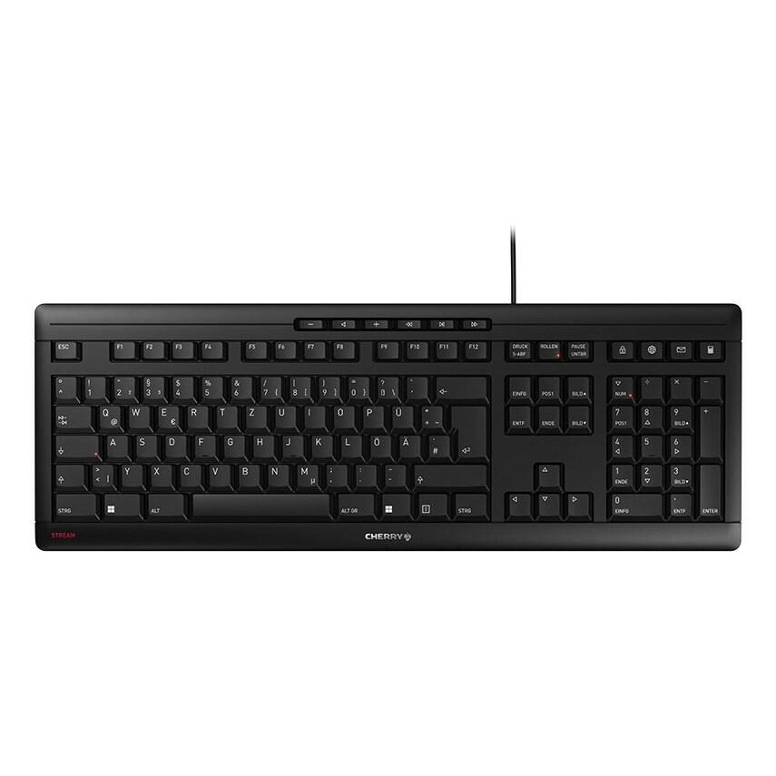 CHERRY TAS STREAM KEYBOARD Corded DE-Layout