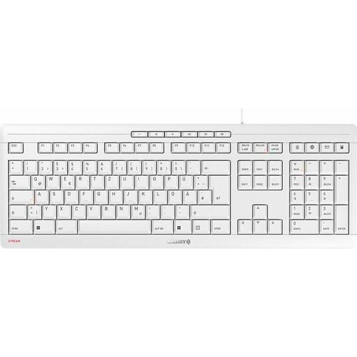 CHERRY TAS STREAM KEYBOARD Corded DE-Layout