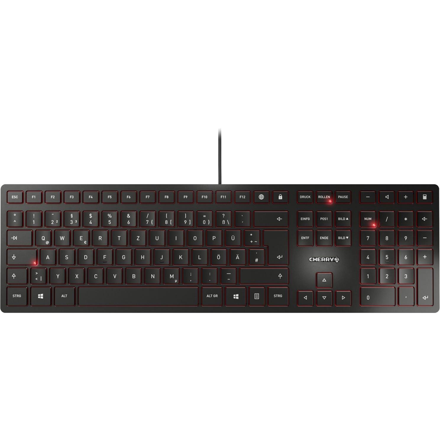 Klaviatūra Cherry KC 6000 SLIM (JK-1600DE-2)