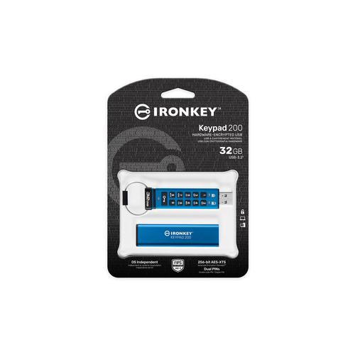 Pendrive Kingston IronKey Keypad 200, 32