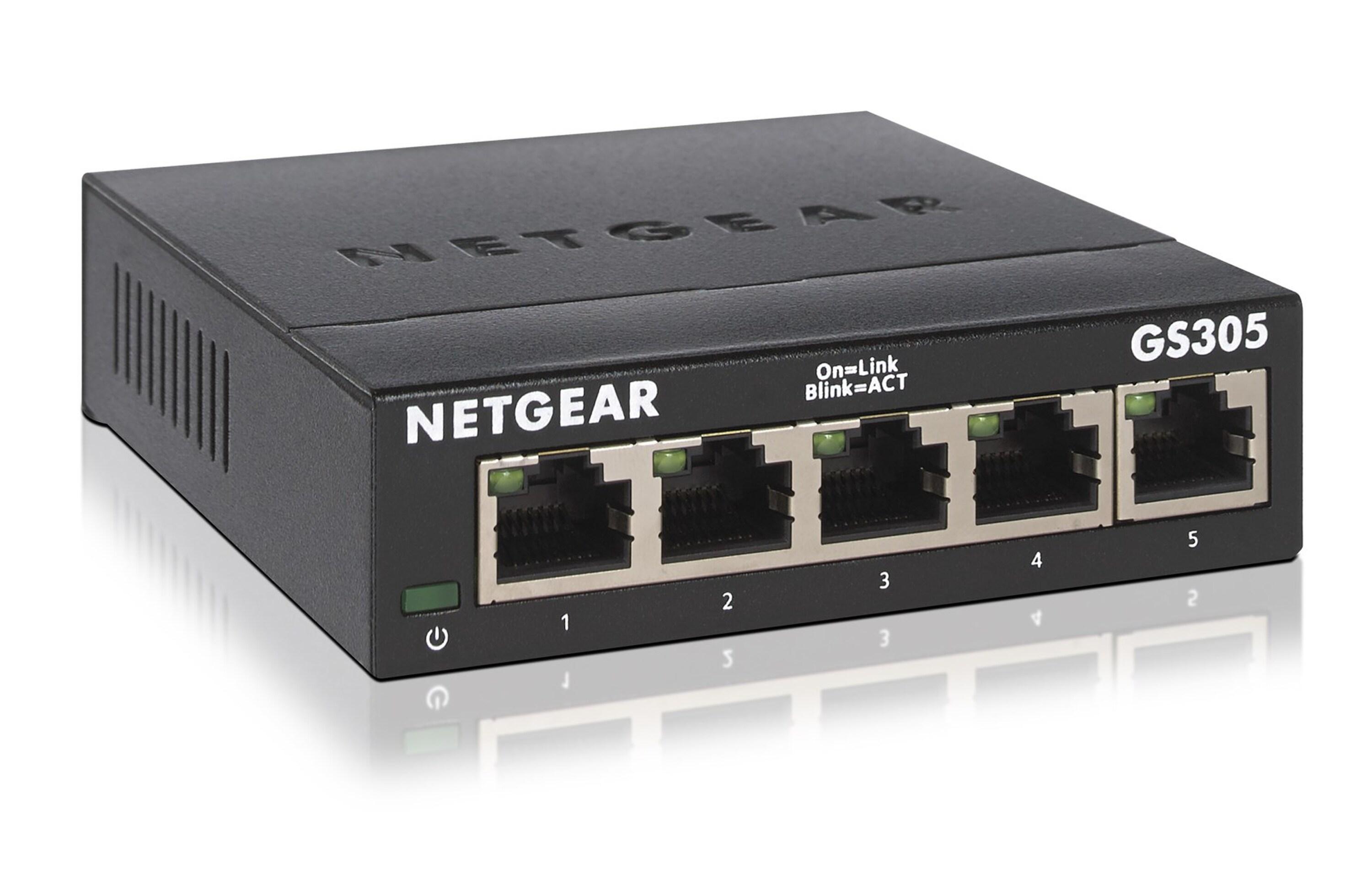 NETGEAR GS305 Unmanaged L2 Gigabit Ethernet