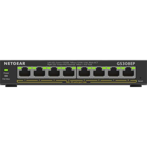 Netgear GS308EP-100PES tīkla slēdzis