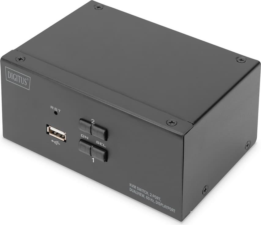 Pārslēdzējs Digitus KVM Digitus Switch 2