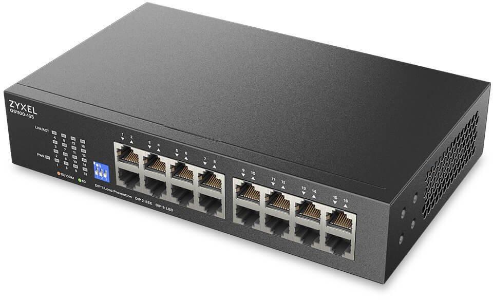 Pārslēdzējs ZyXEL Zyxel GS1100-16S 16 portu