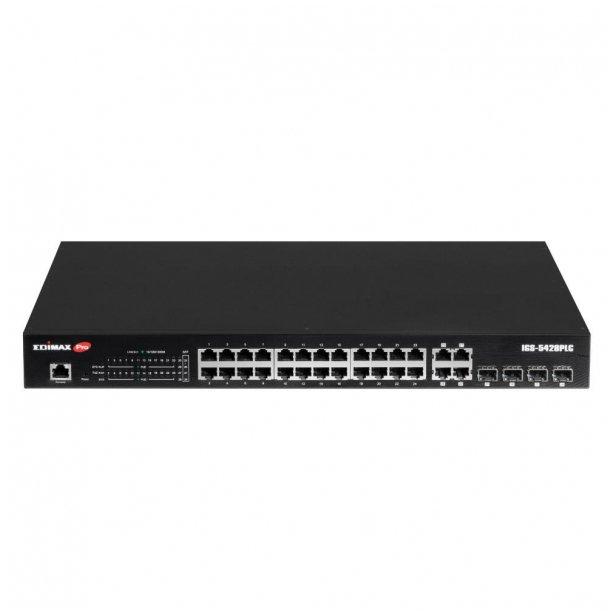 Pārvaldāms slēdzis Edimax IGS-5428PLC Web Smart