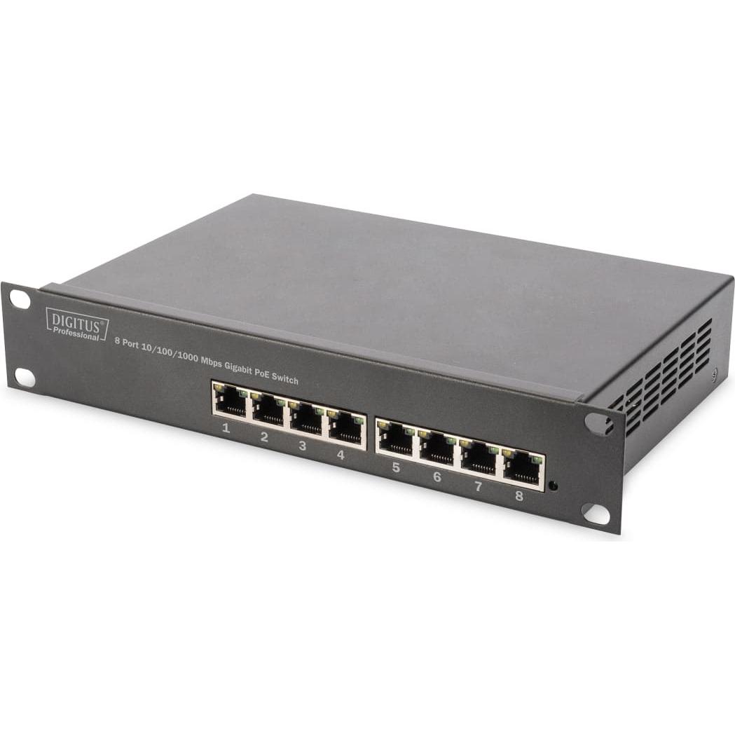 Slēdzis Digitus Digitus Gigabit Ethernet PoE