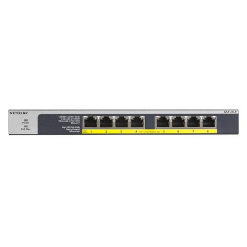 Netgear Slēdzis GS108LP 8xGE PoE/PoE+