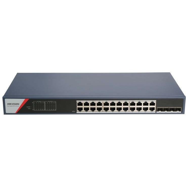 Switch Hikvision POE slēdzis DS-3E1528P-SI-24P4F 24