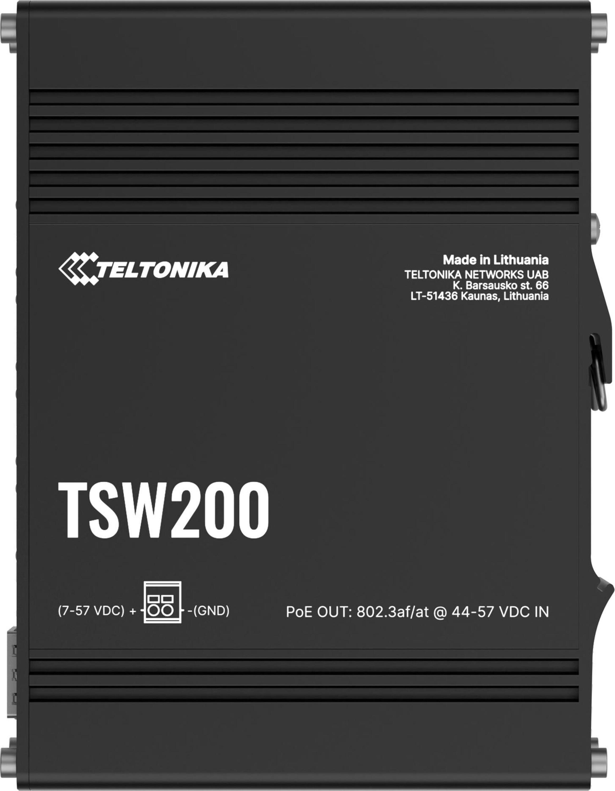 Teltonika Ethernet slēdzis TSW200 10/100/1000 Mbps